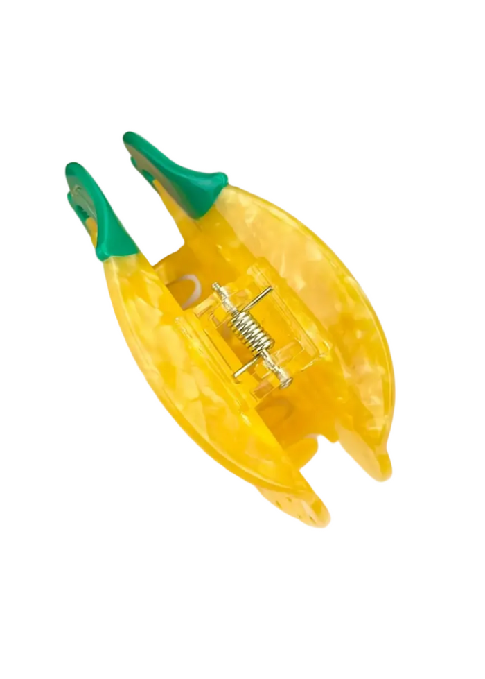 Yellow Lemon Hair Claw Clip