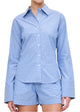 Sky Blue/White Stripe