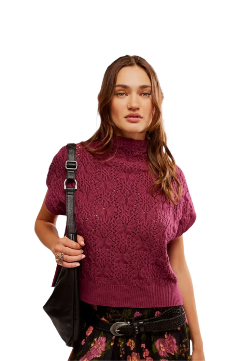 Vickie Mock Neck Sweater