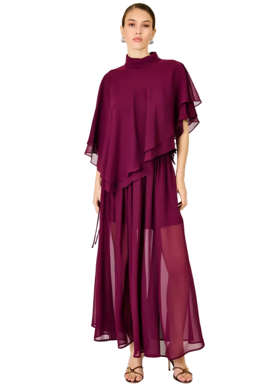 Amorette Cape Style Top