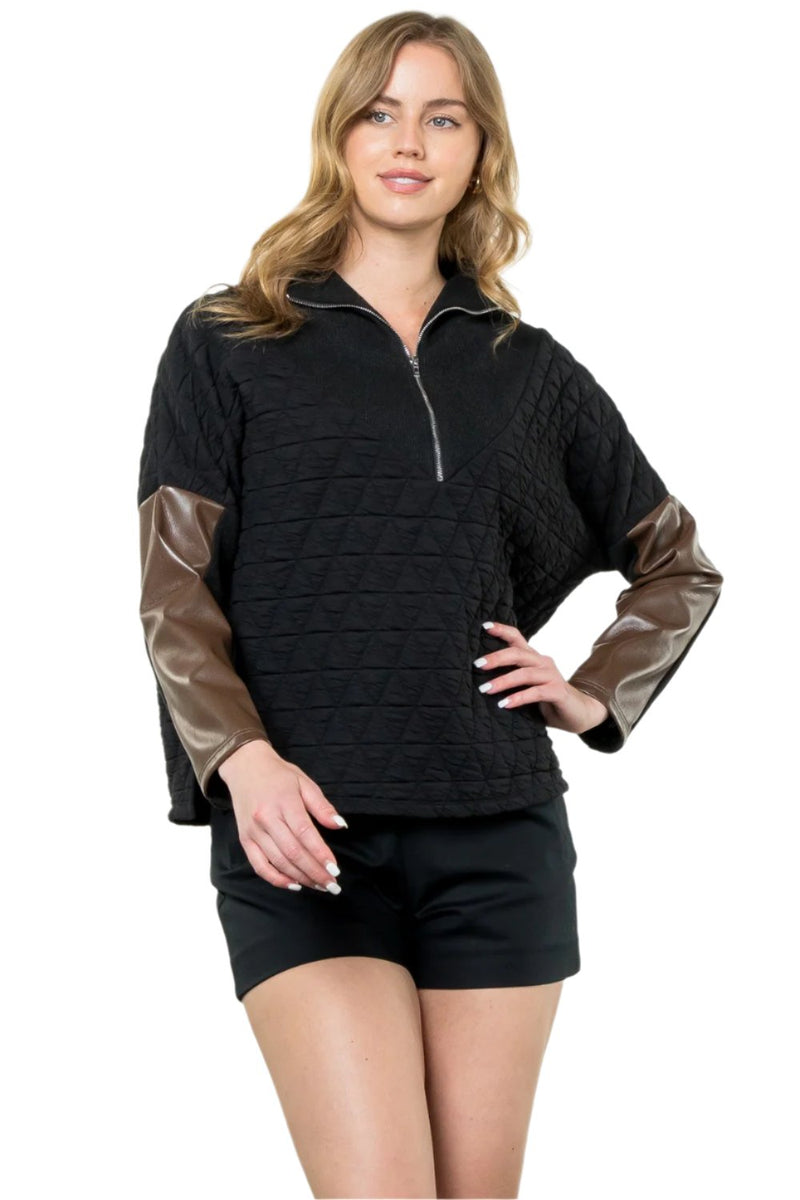 Diana Quilted Quarter Zip