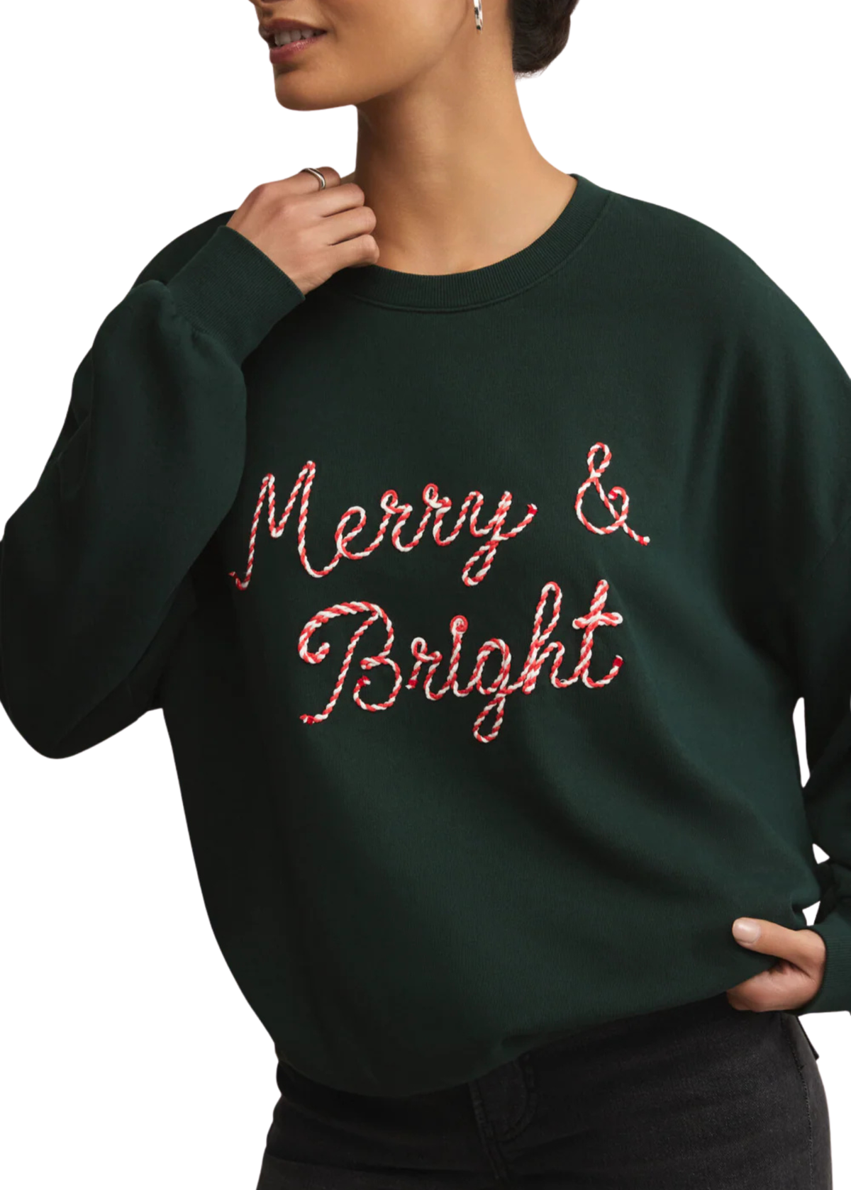 "Merry & Bright" Sunday Sweatshirt