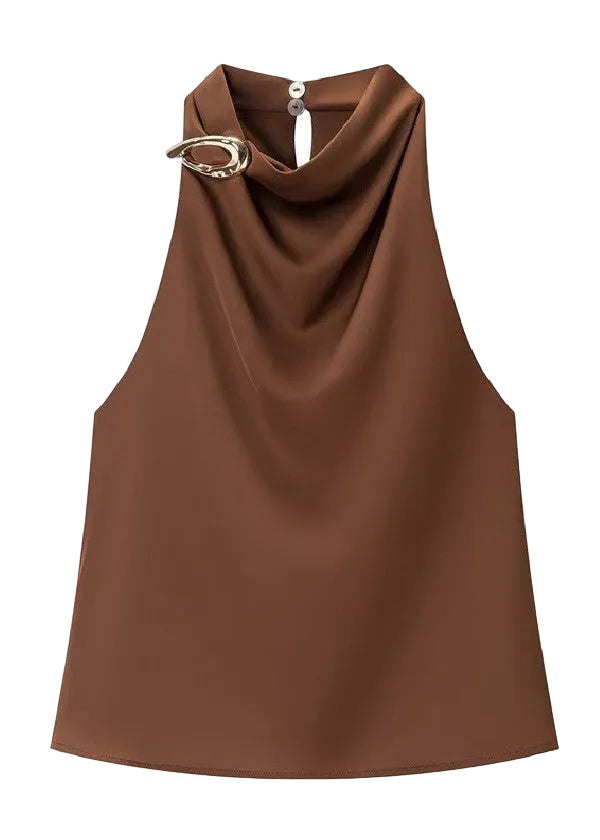 Embellishment Halter Top