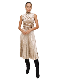 Sleeveless Shirred Top