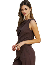 Asymmetrical One Shoulder Top