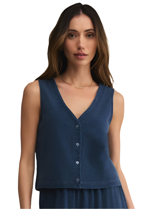Solace Jersey Denim Top