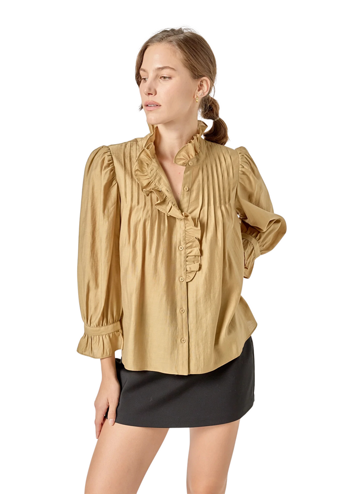 Ruffle Detailed Blouse