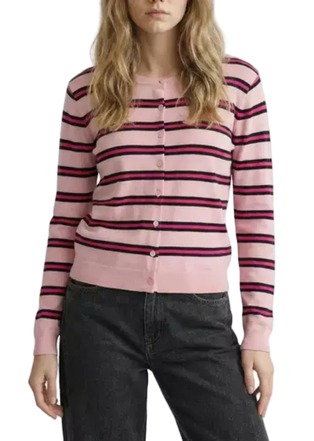 Rainbow Striped Cardigan