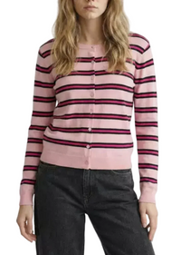 Rainbow Striped Cardigan