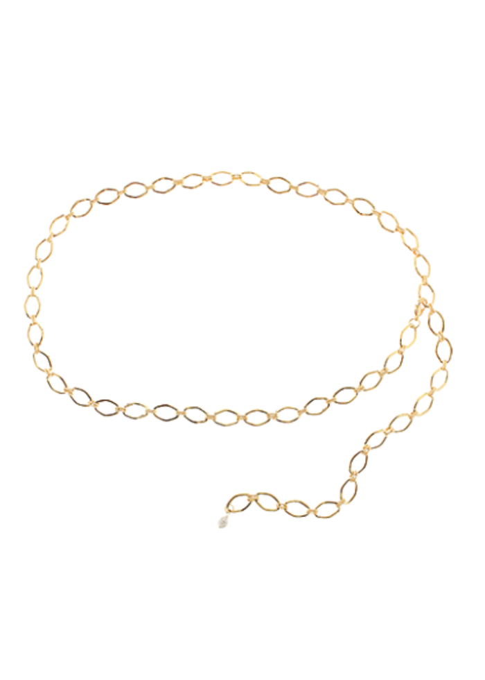 Linked Chain Belt - Gold