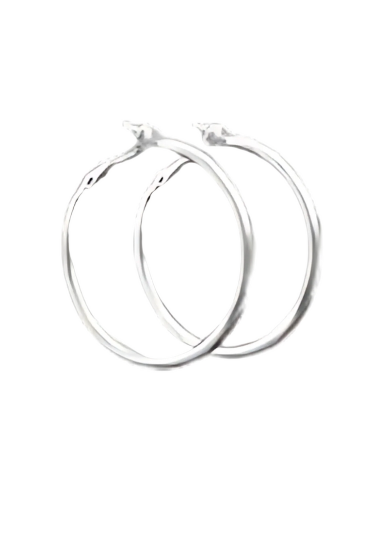 40mm Gold Dipped Hoops