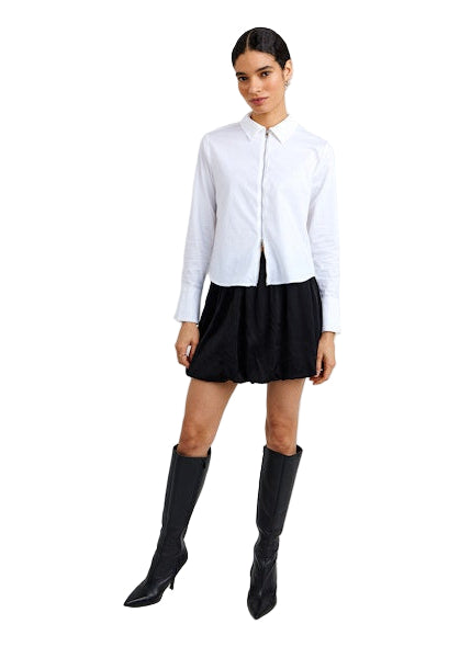 Long Sleeve Zip Front Shirt
