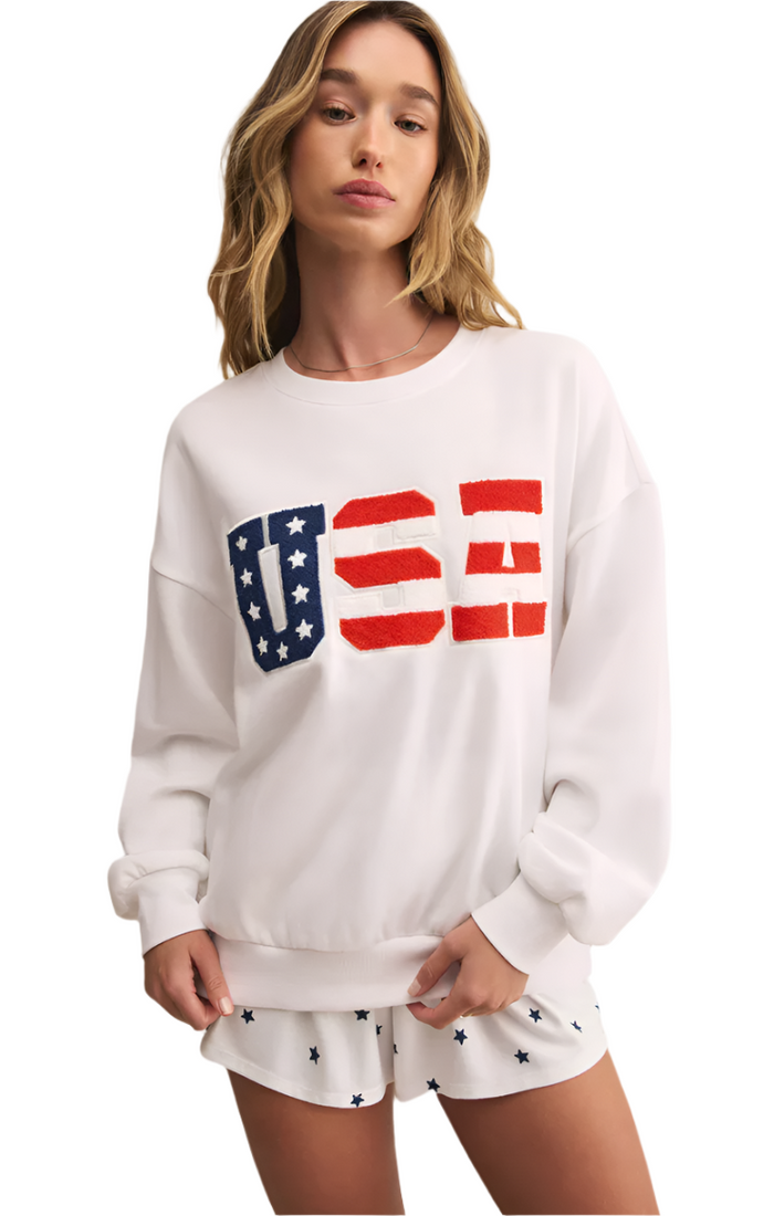 Oversized USA Sweatshirt